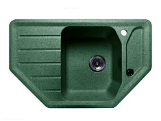 Granfest Мойка кухонная Corner GF-C800E Зеленый угловая